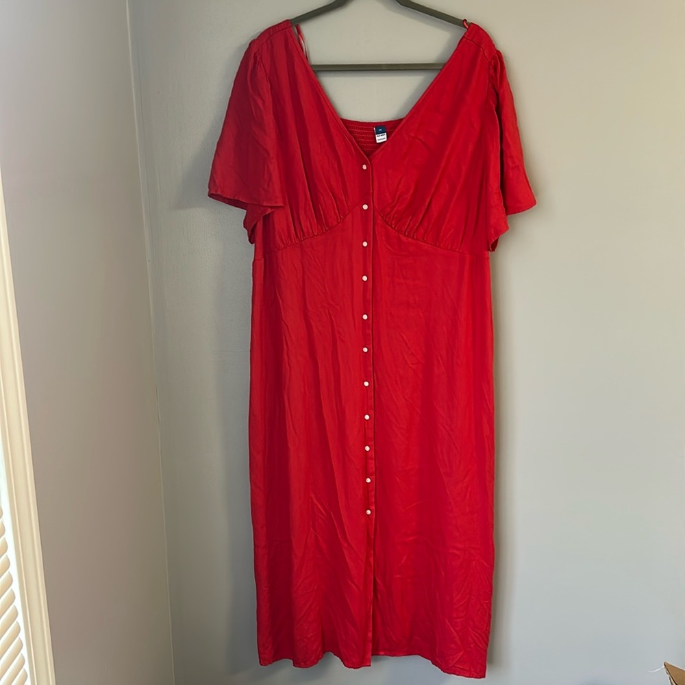 NWT old navy 2x red-orange dress